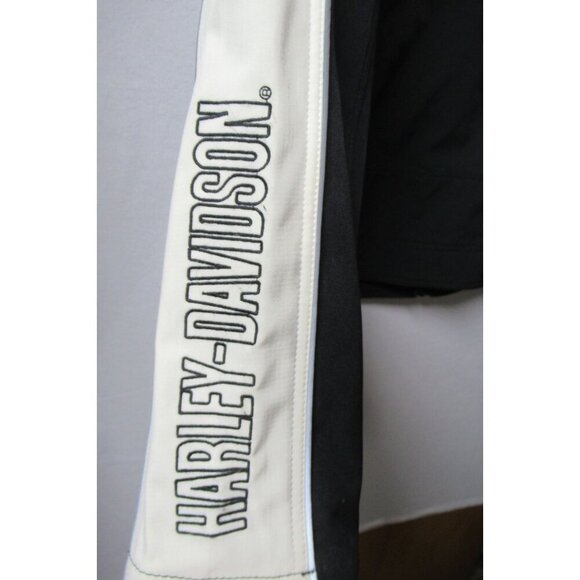 Harley Davidson Colorblock Zip Up Soft Shell Light Weight Jacket -Size Large NEW - Picture 6 of 7